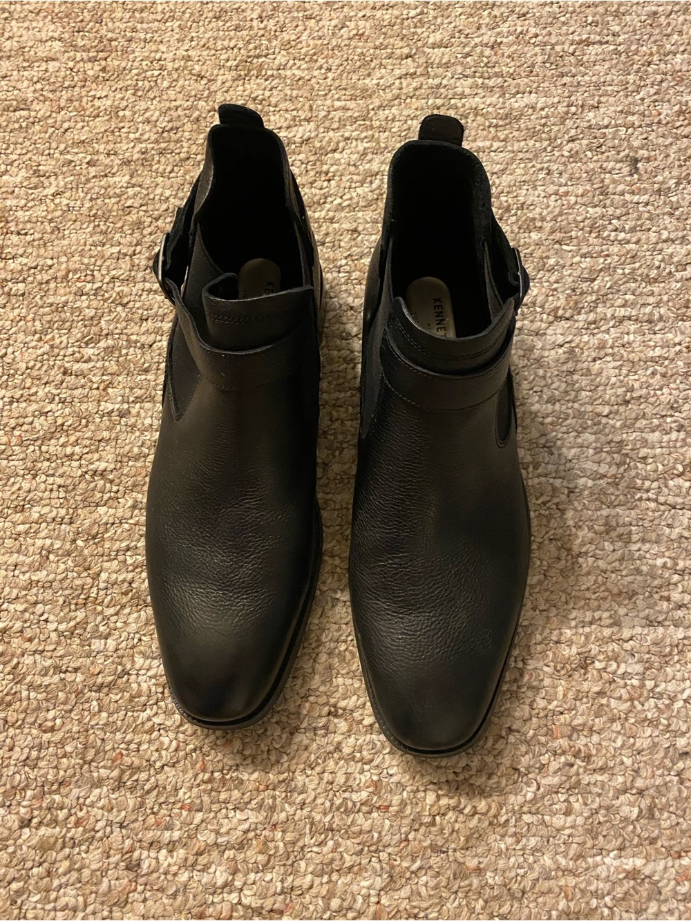 Kenneth Cole Black Leather Chukka Boots | Men’s 9.5